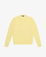 Yellow cotton crewneck sweater