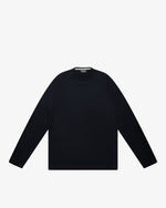 Blue Wool Crewneck Sweater