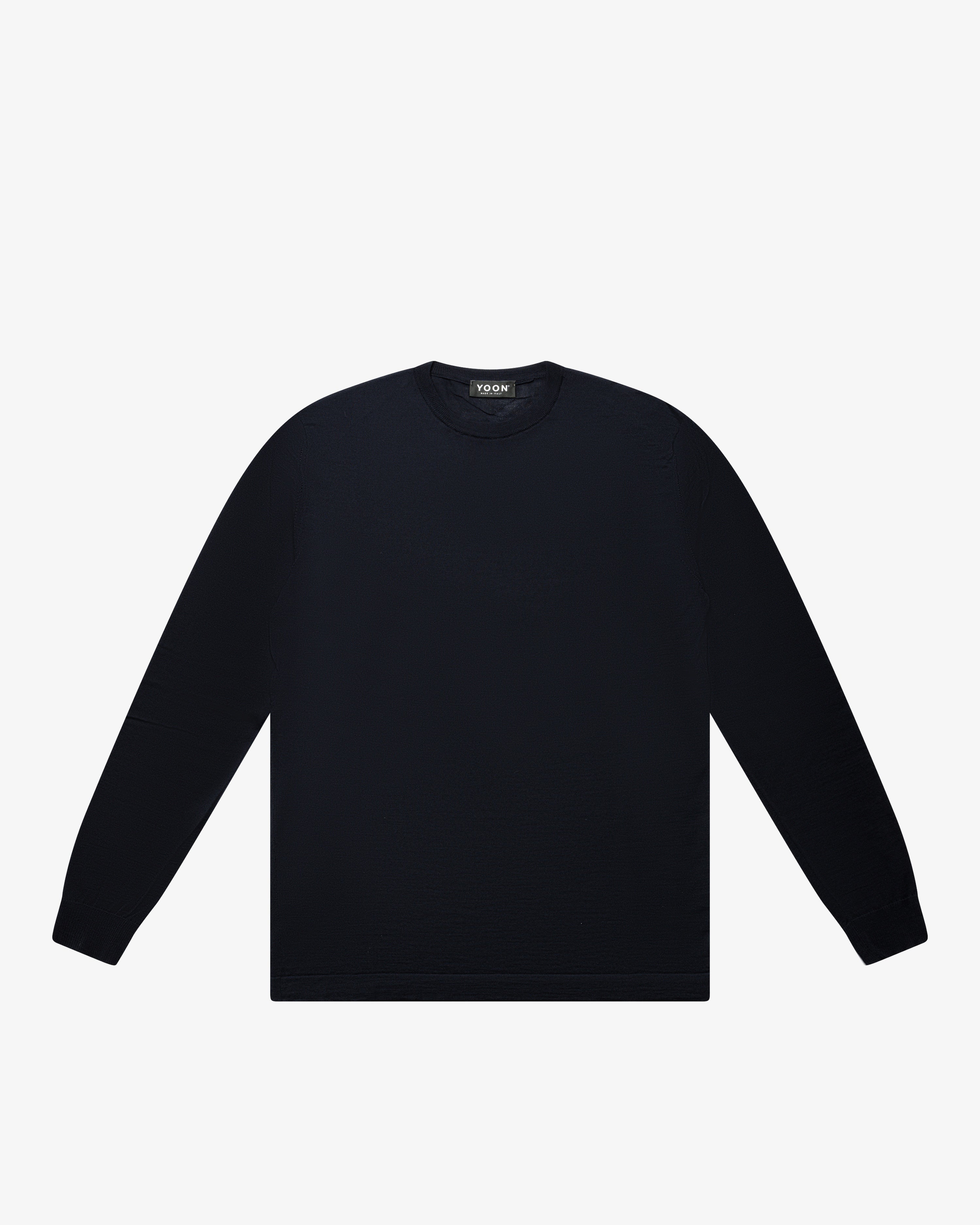 Blue Wool Roundneck Sweater