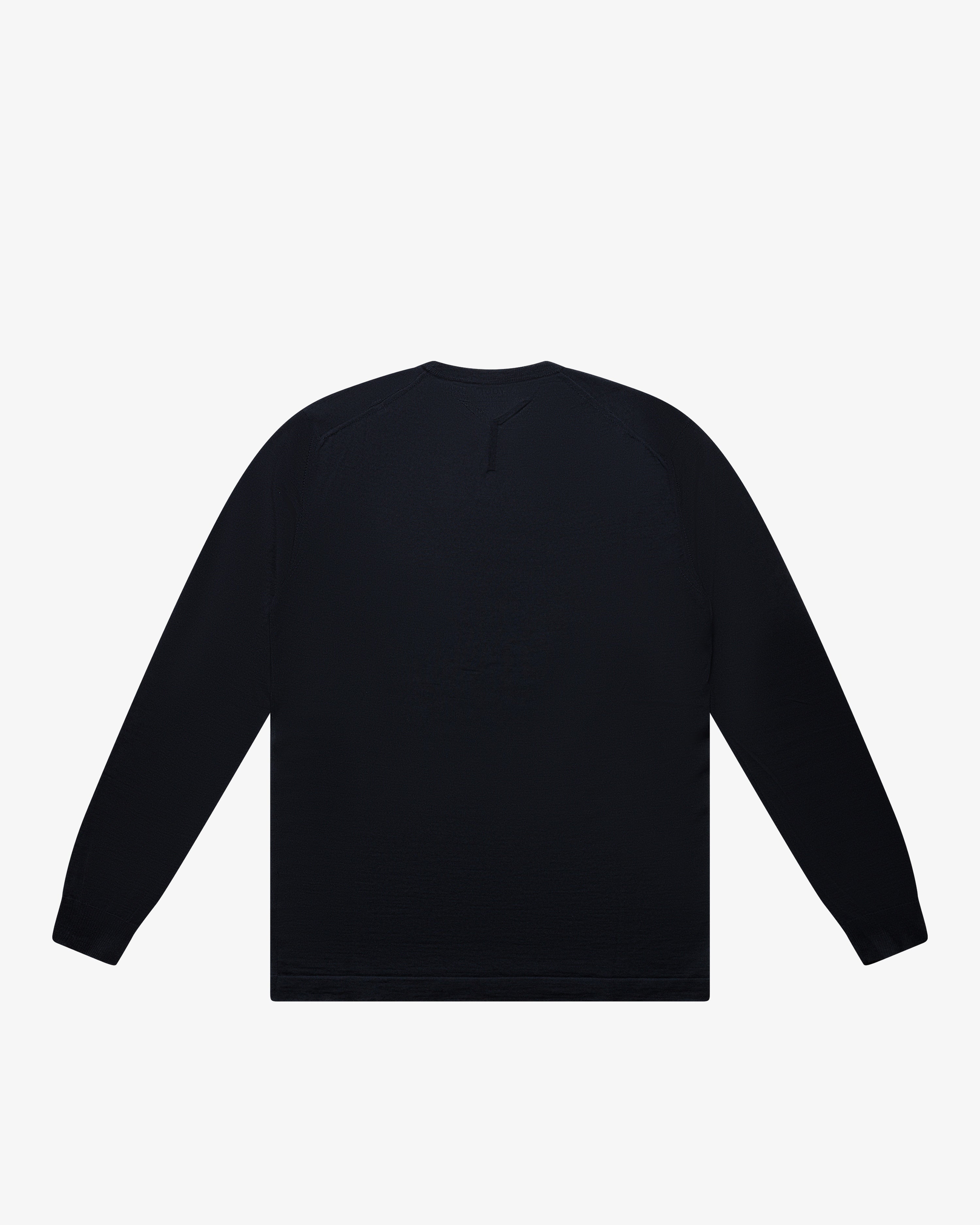 Blue Wool Roundneck Sweater