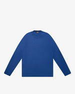 Royal Blue Wool Crewneck Sweater