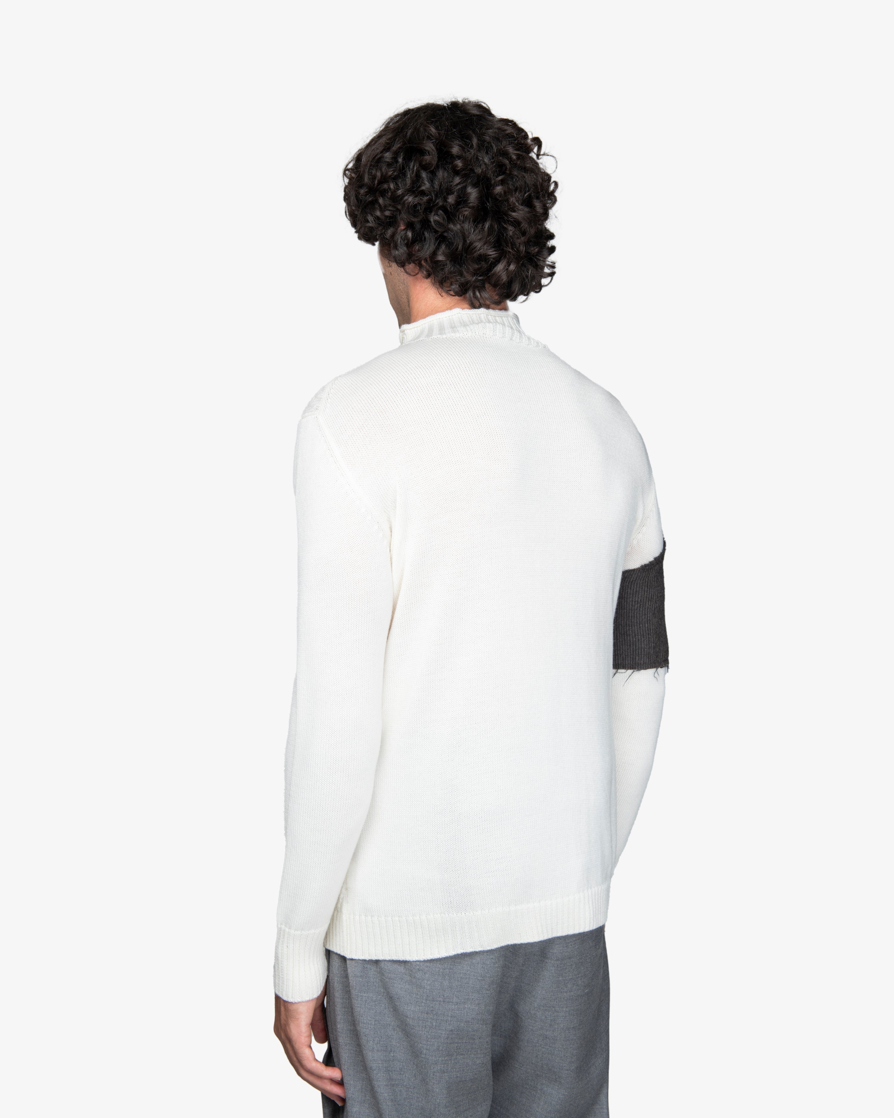 Maglia lupetto bianco