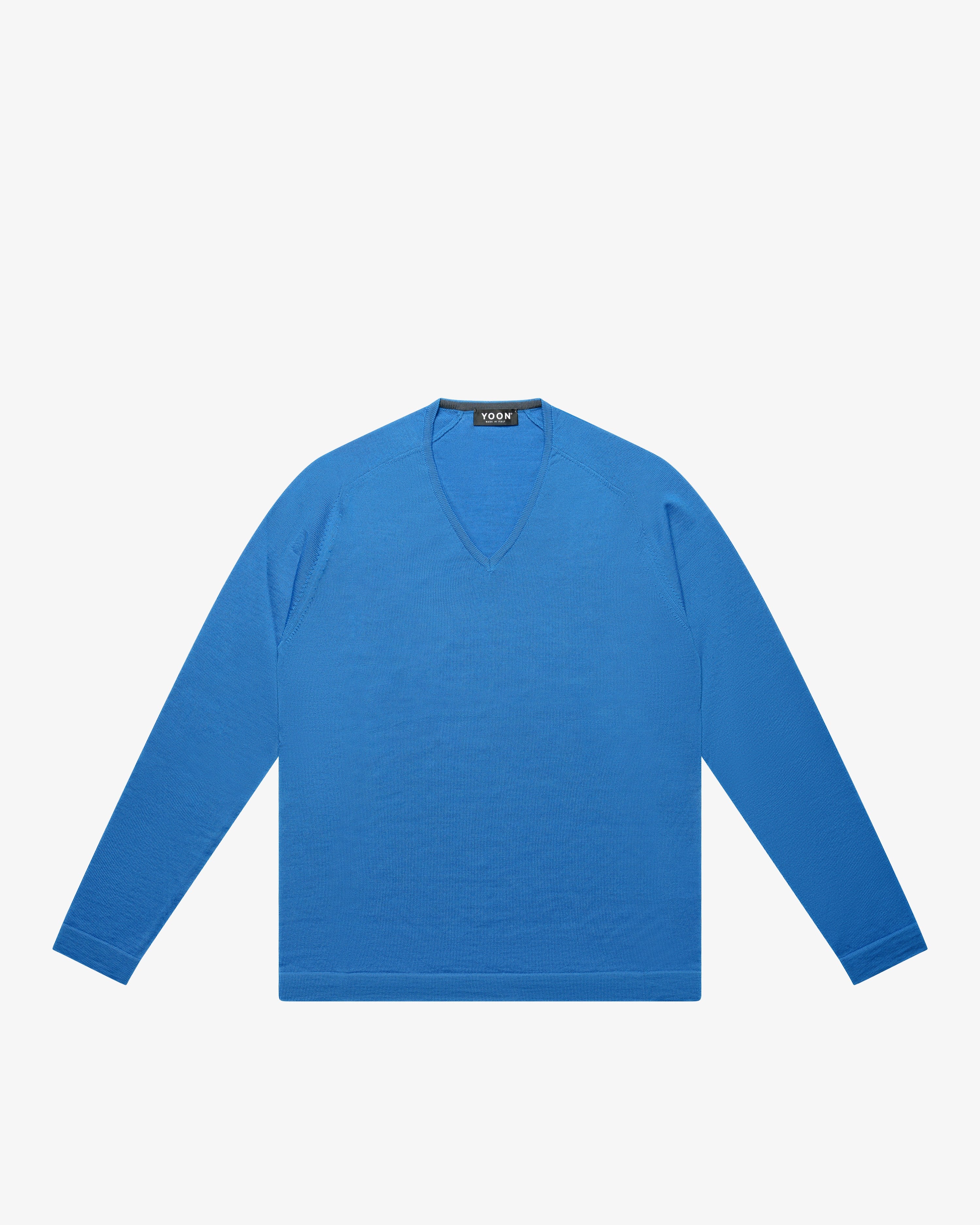 Light Blue Rasa V-Neck Sweater
