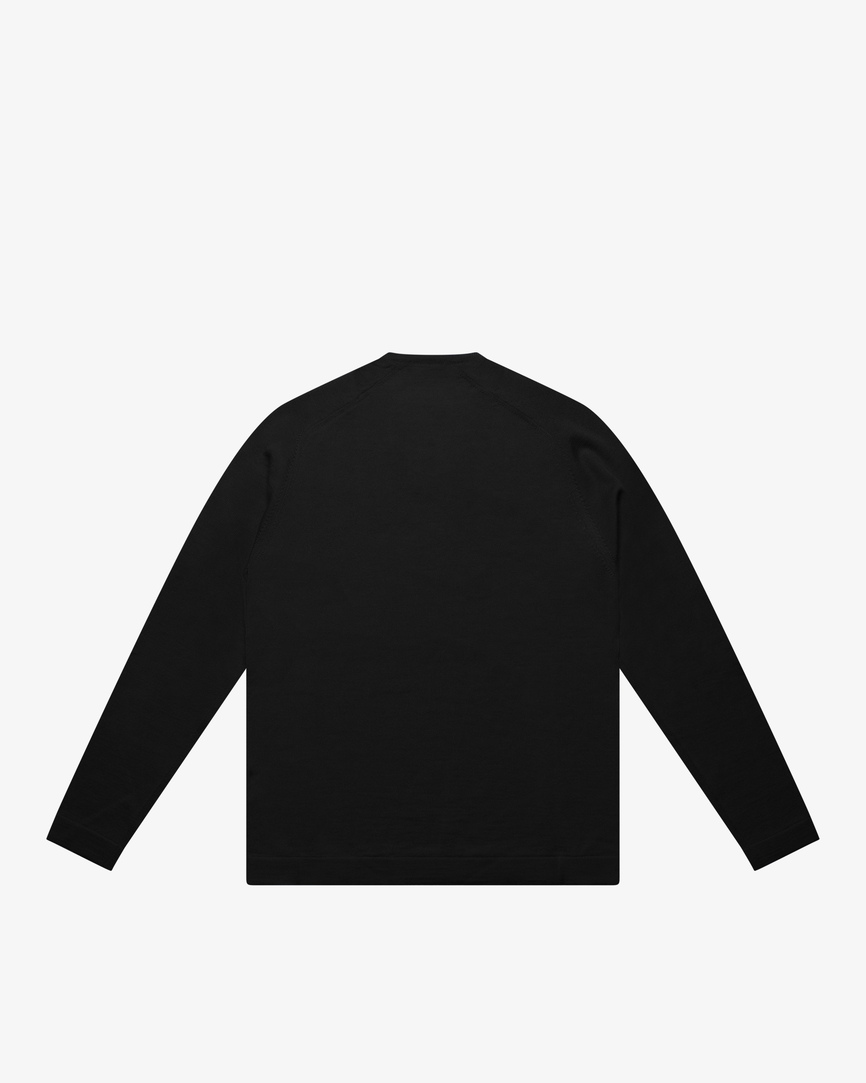 Maglia scollo V rasata nero slim