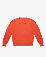 Orange English Rib Turtleneck Sweater