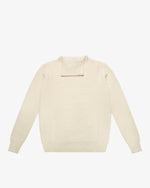Ivory English Rib Turtleneck Sweater