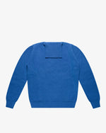 Royal Blue English Rib Turtleneck Sweater