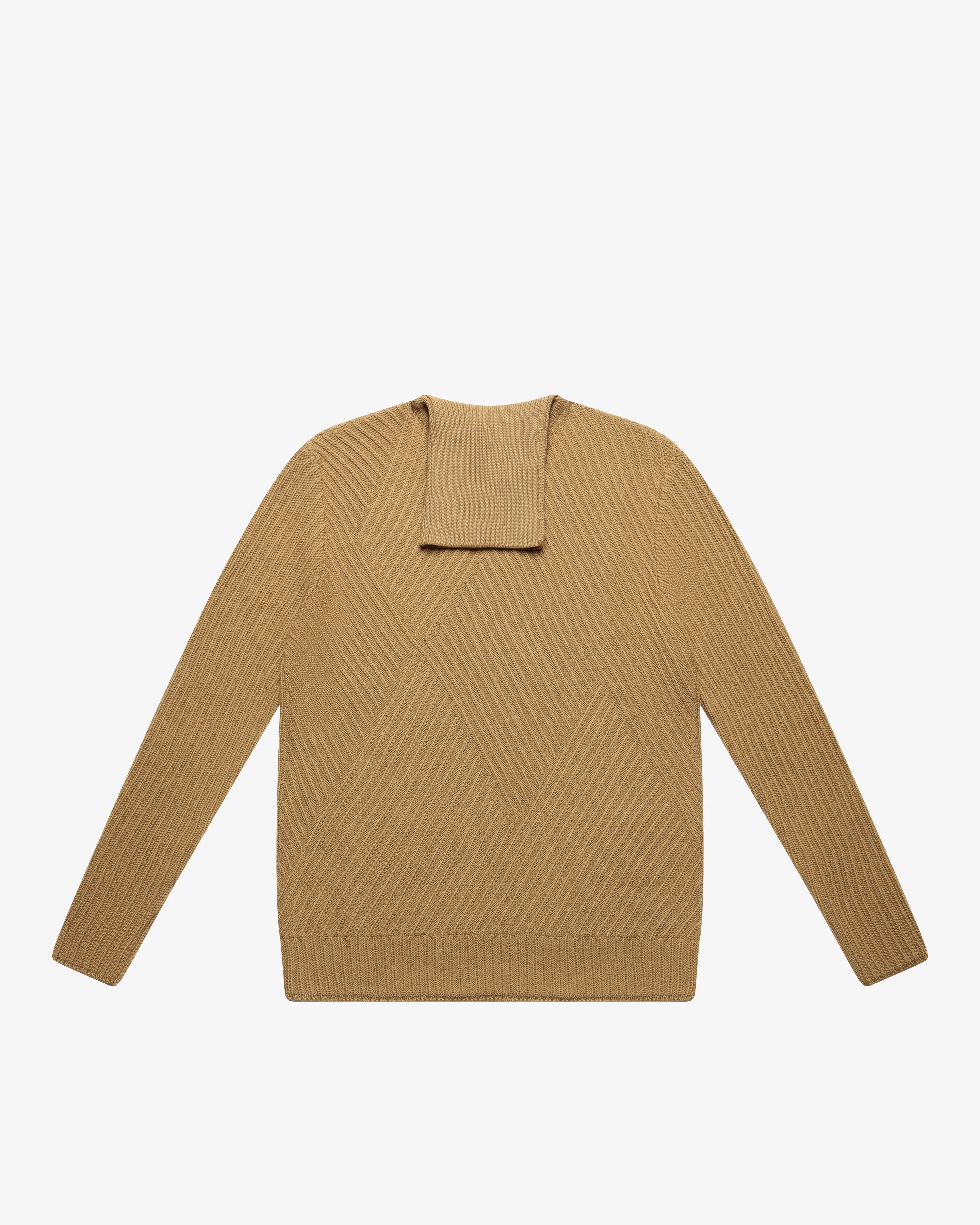 Camel Links Turtleneck Sweater
