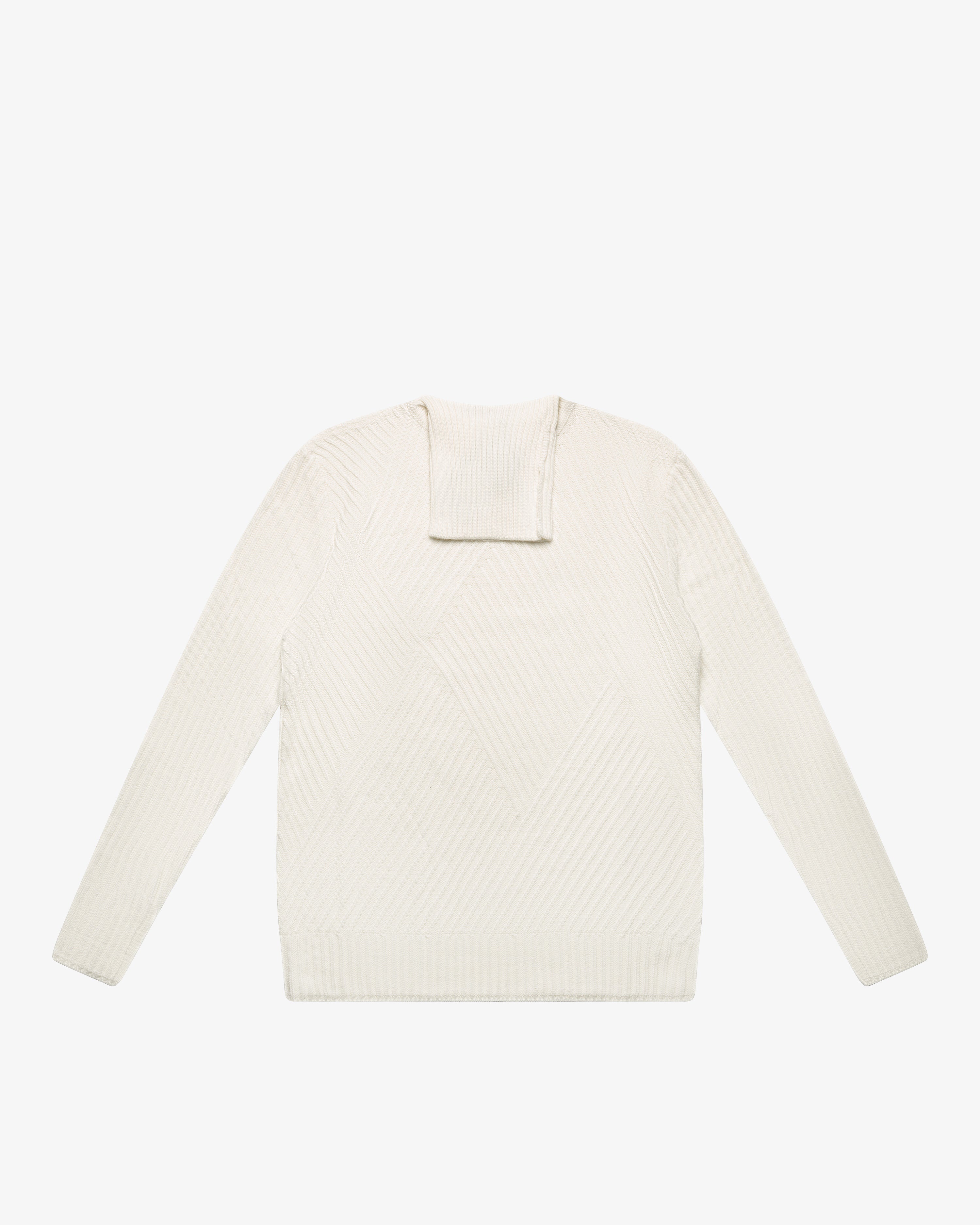 Cream Links Turtleneck Sweater