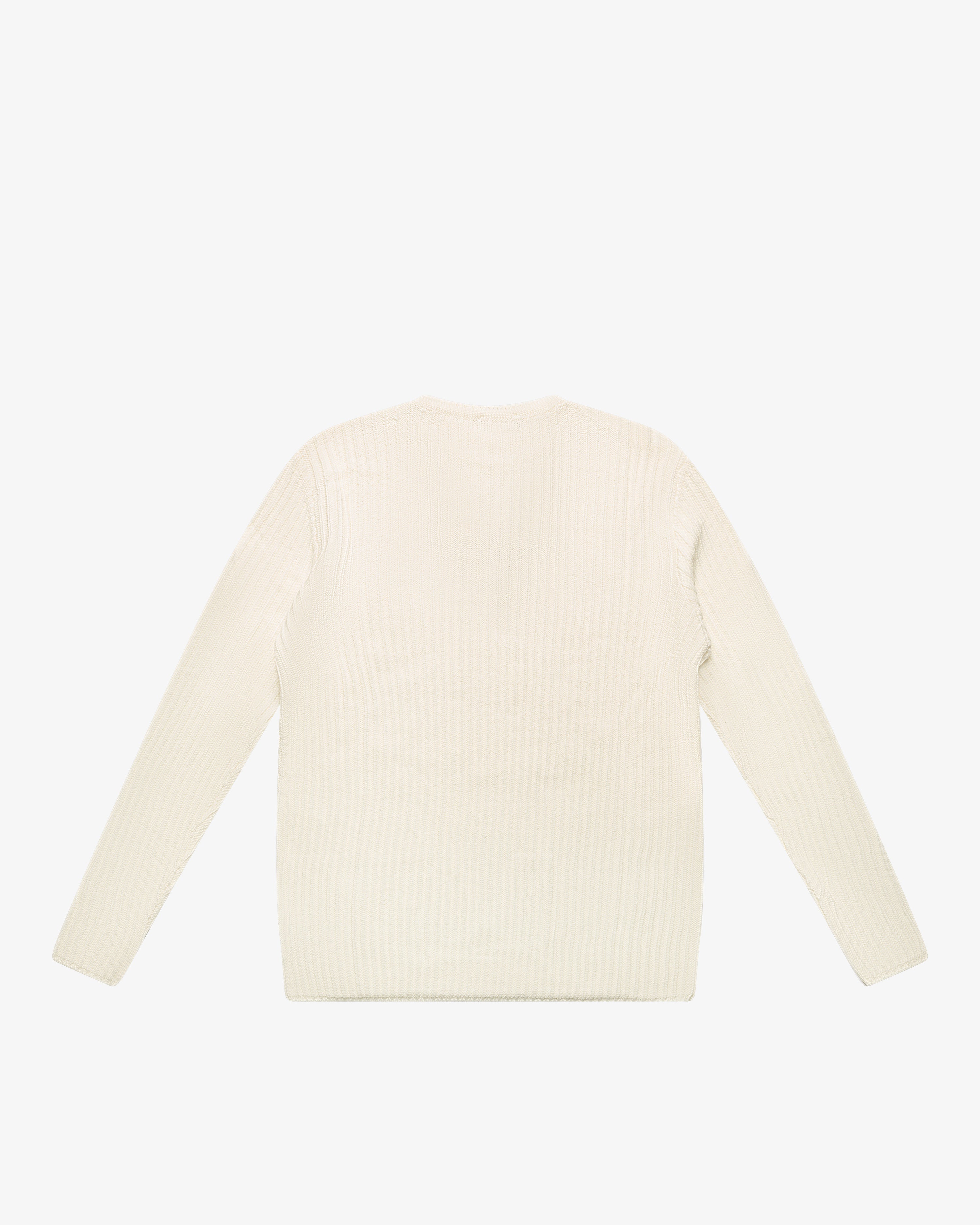 Maglione dolcevita a links panna