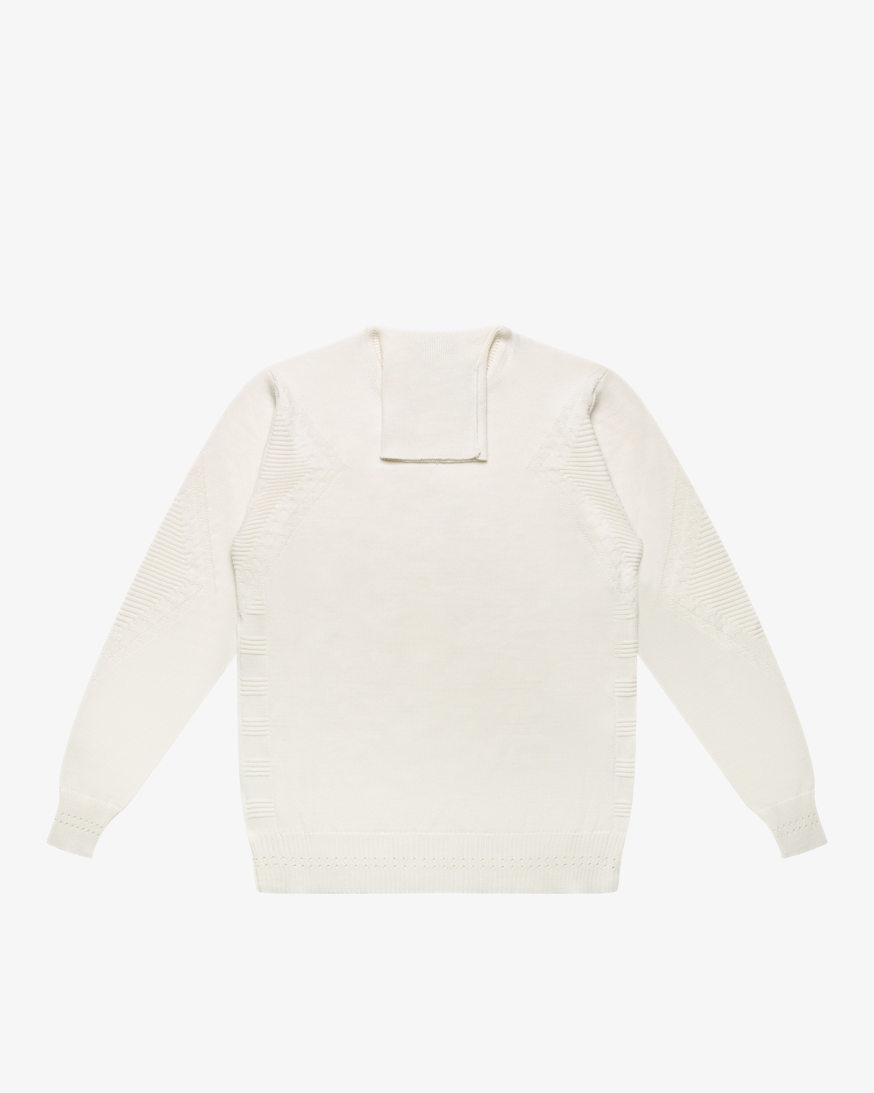 Maglione dolcevita bianco