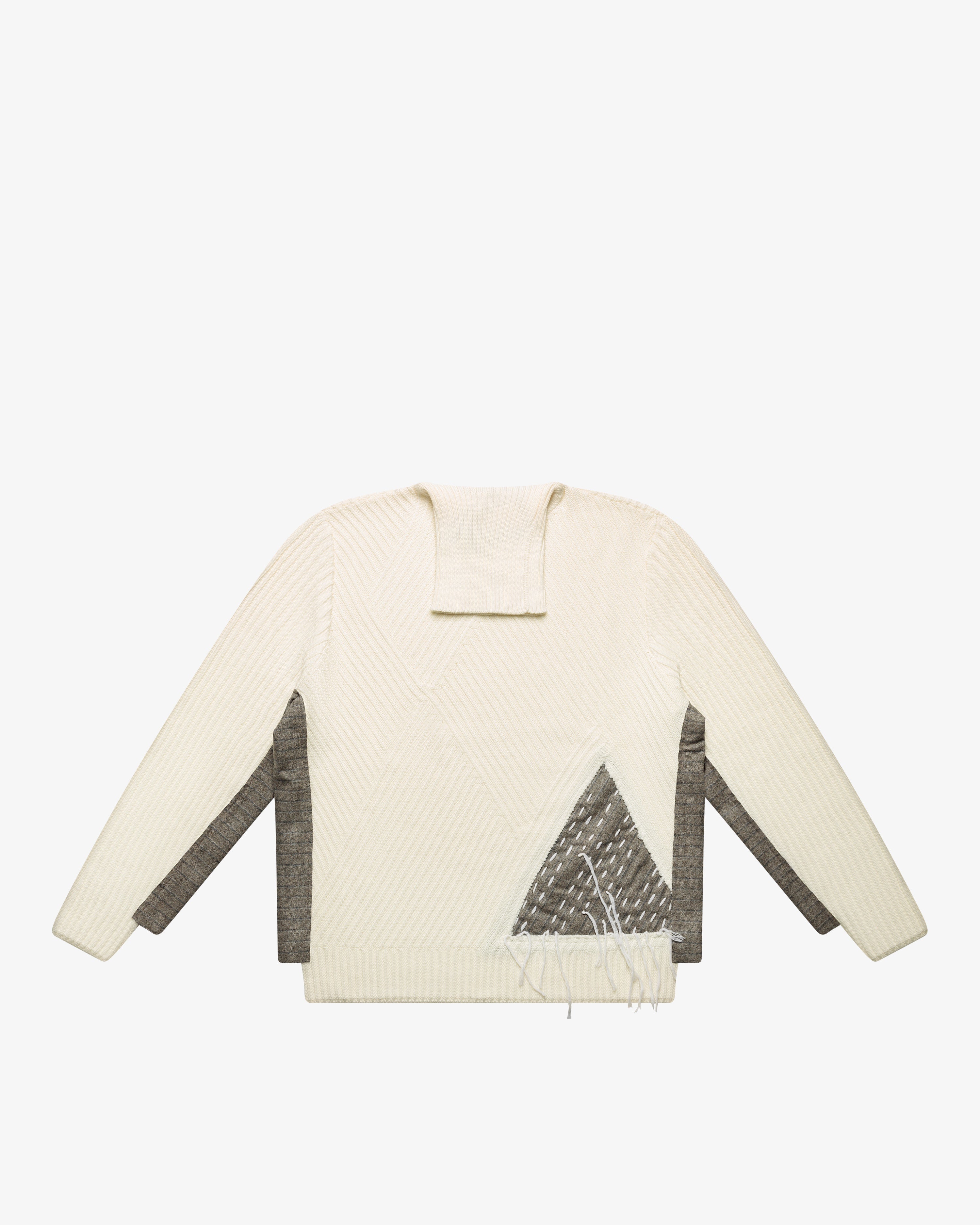 Maglione dolcevita bianco