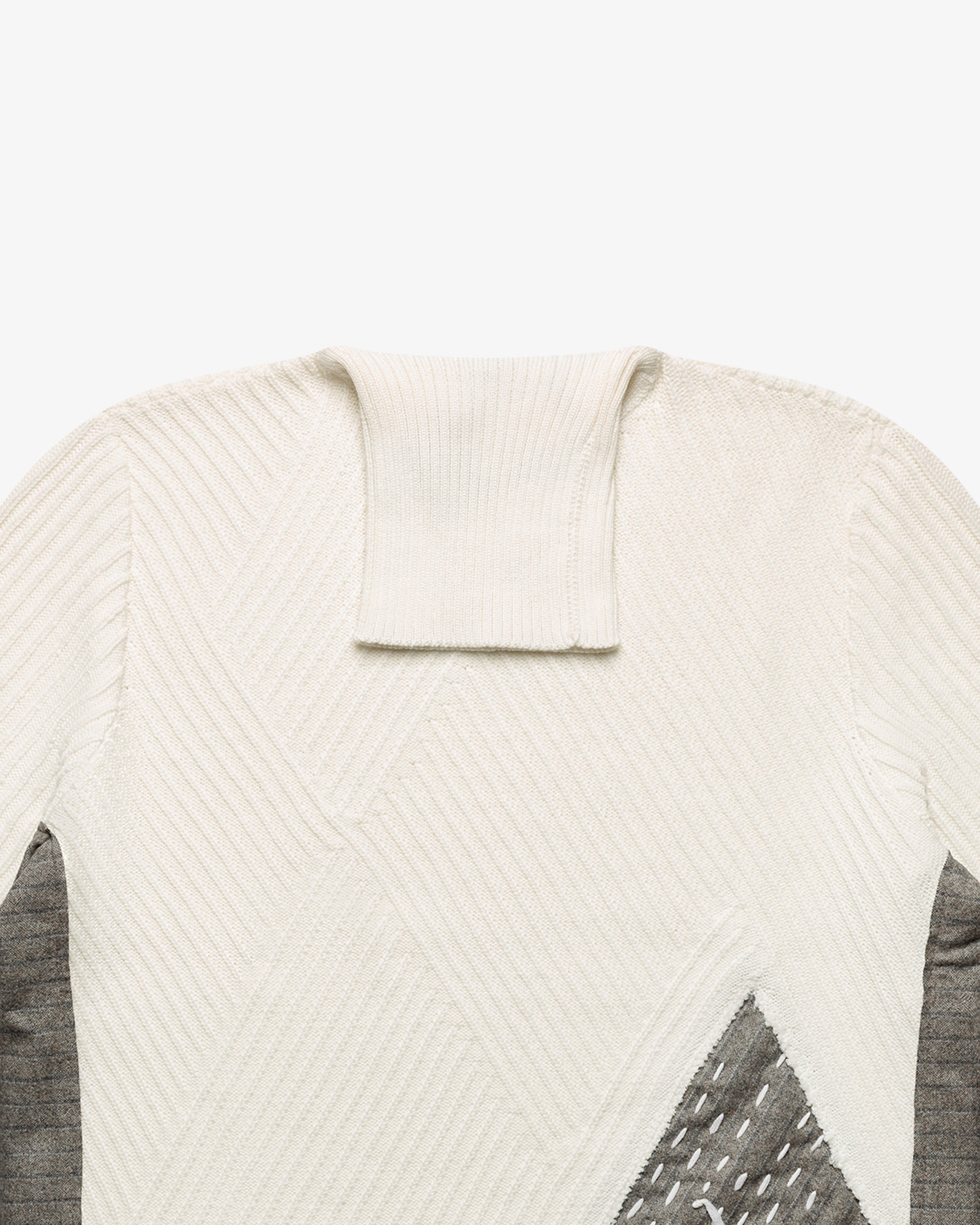 Maglione dolcevita bianco