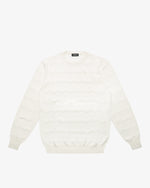 Maglione girocollo bianco