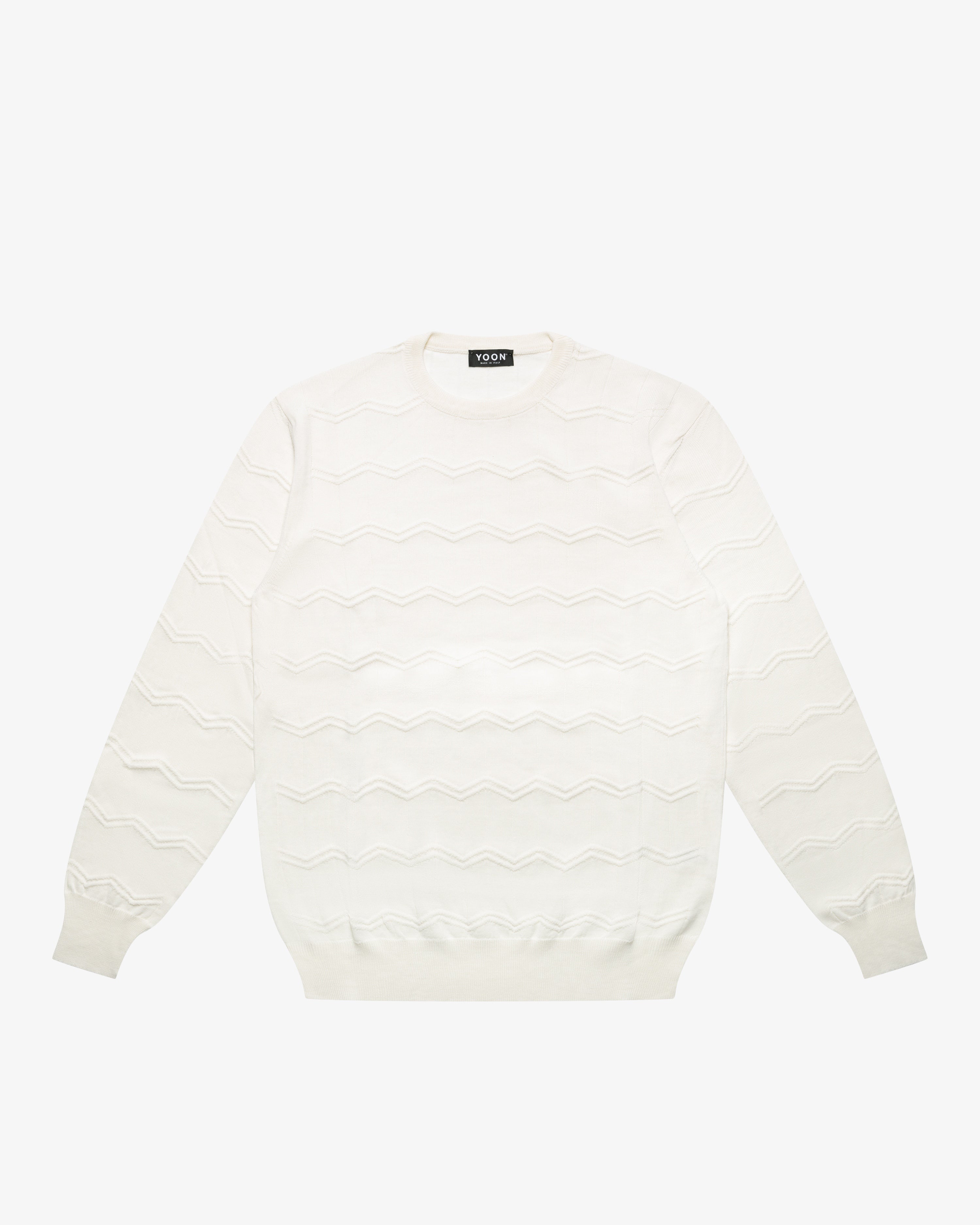 Maglione girocollo bianco