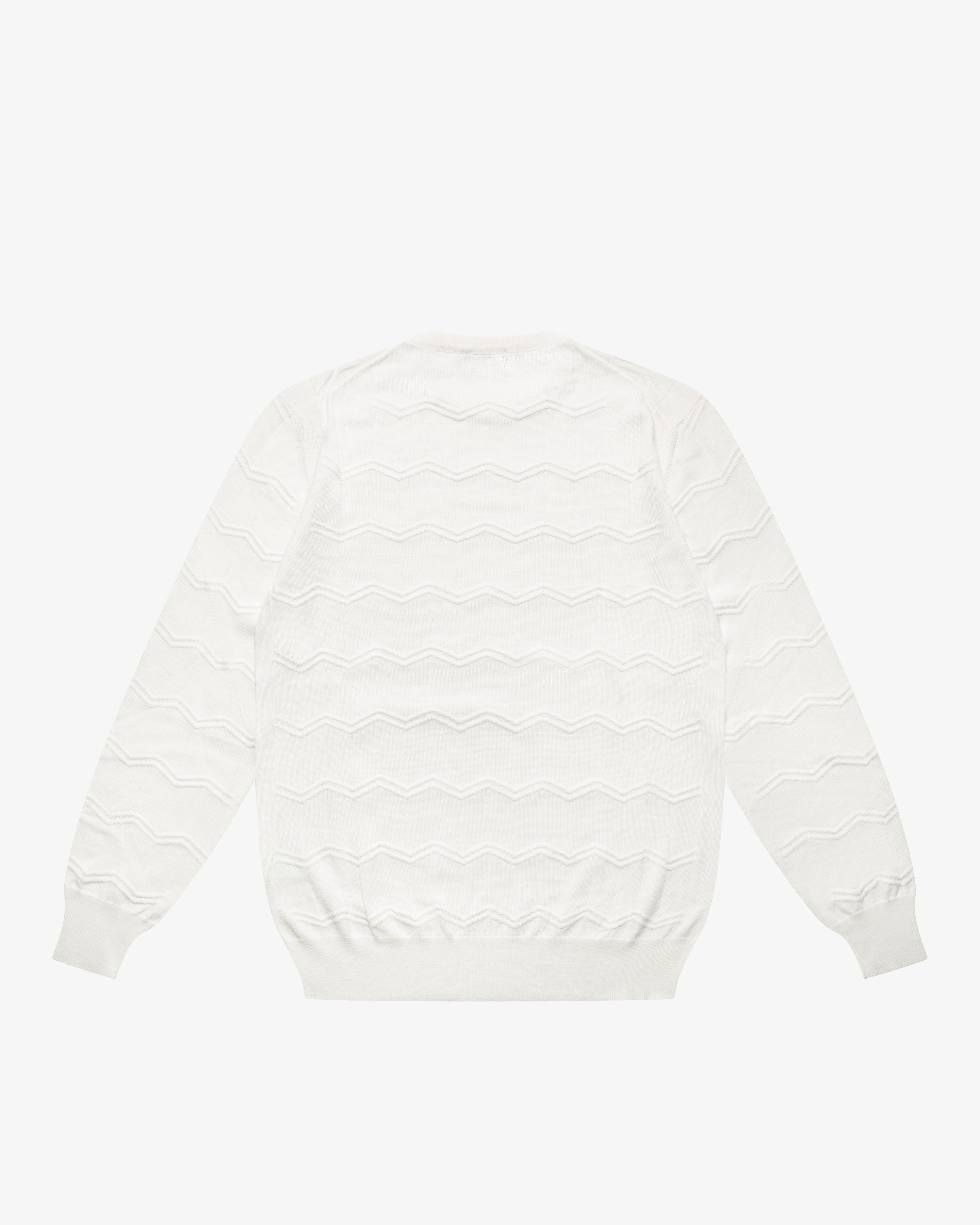 Maglione girocollo bianco