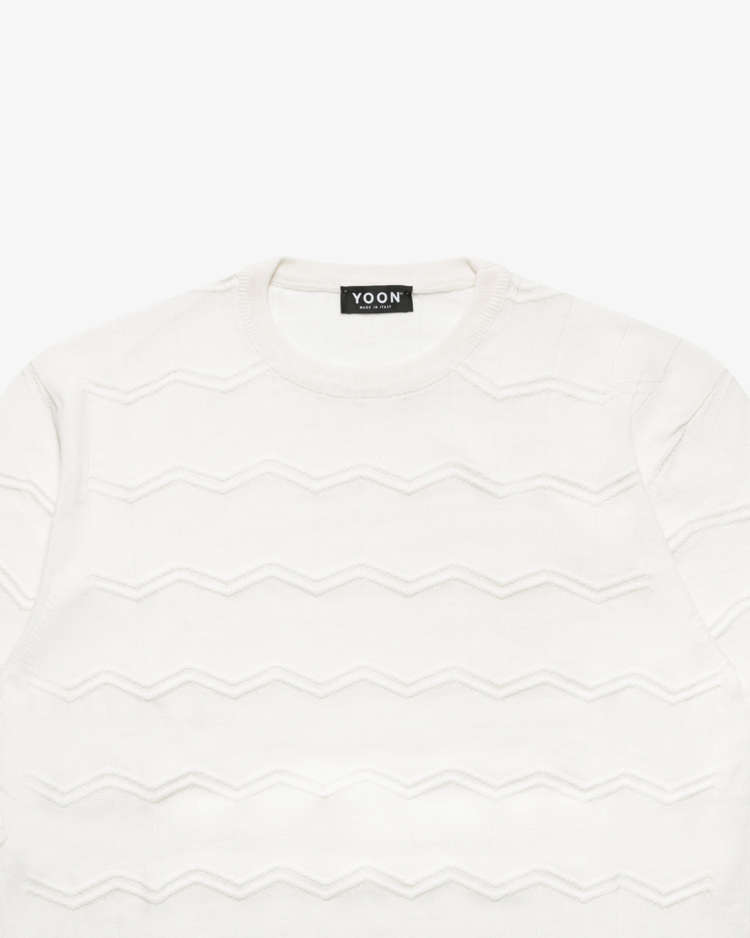 Maglione girocollo bianco