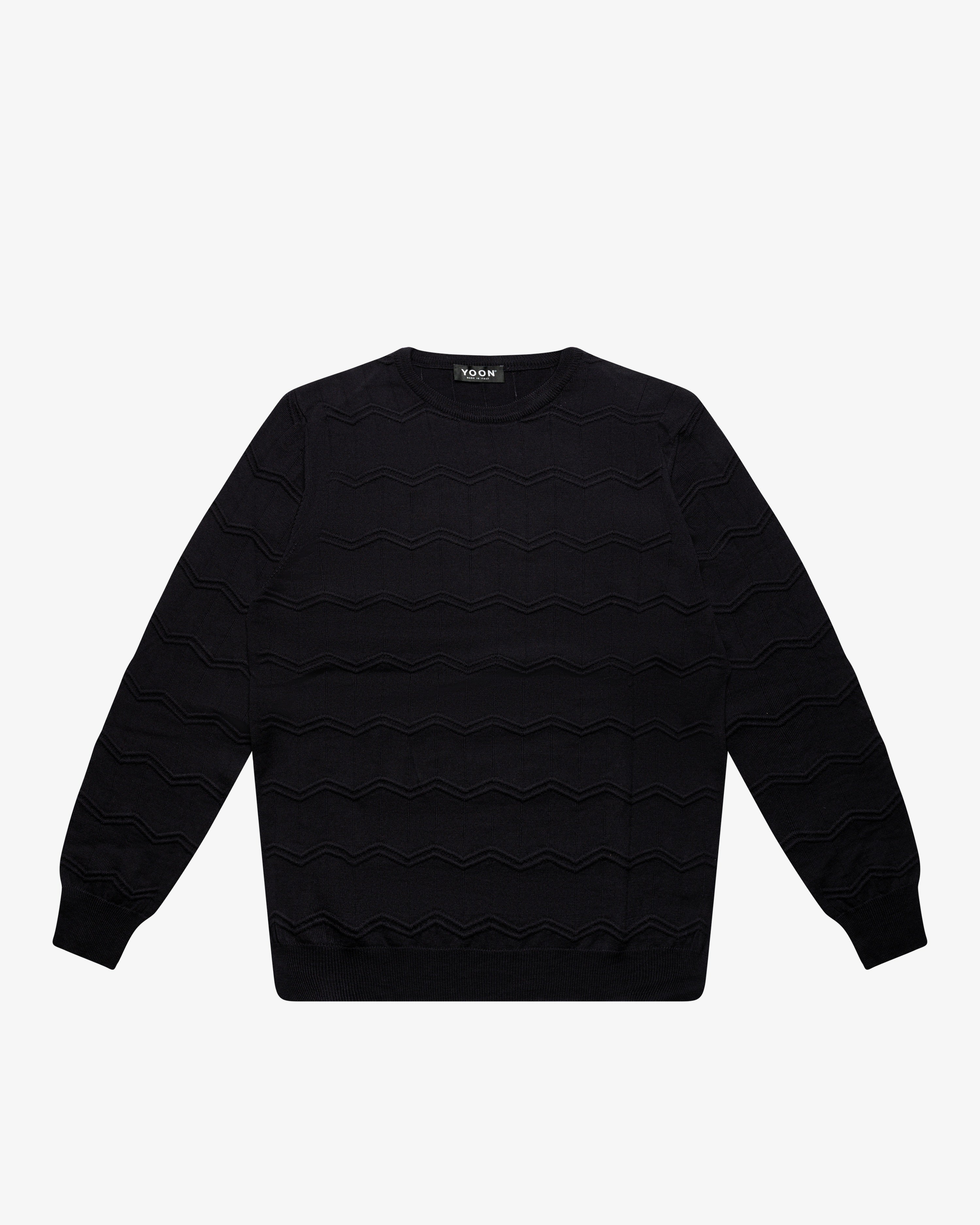 Maglione girocollo blu