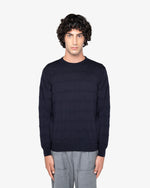 Maglione girocollo blu