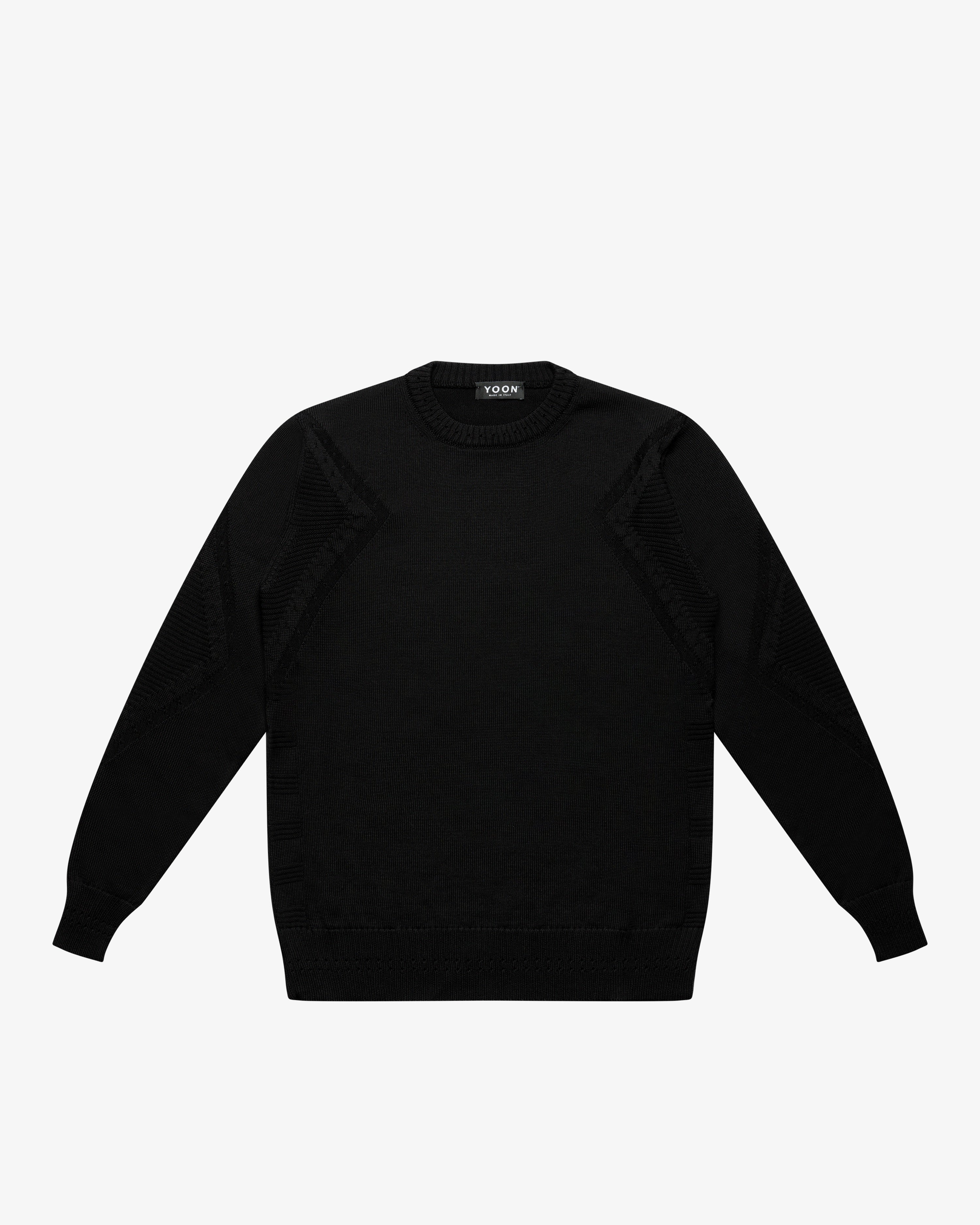 Maglione girocollo nero