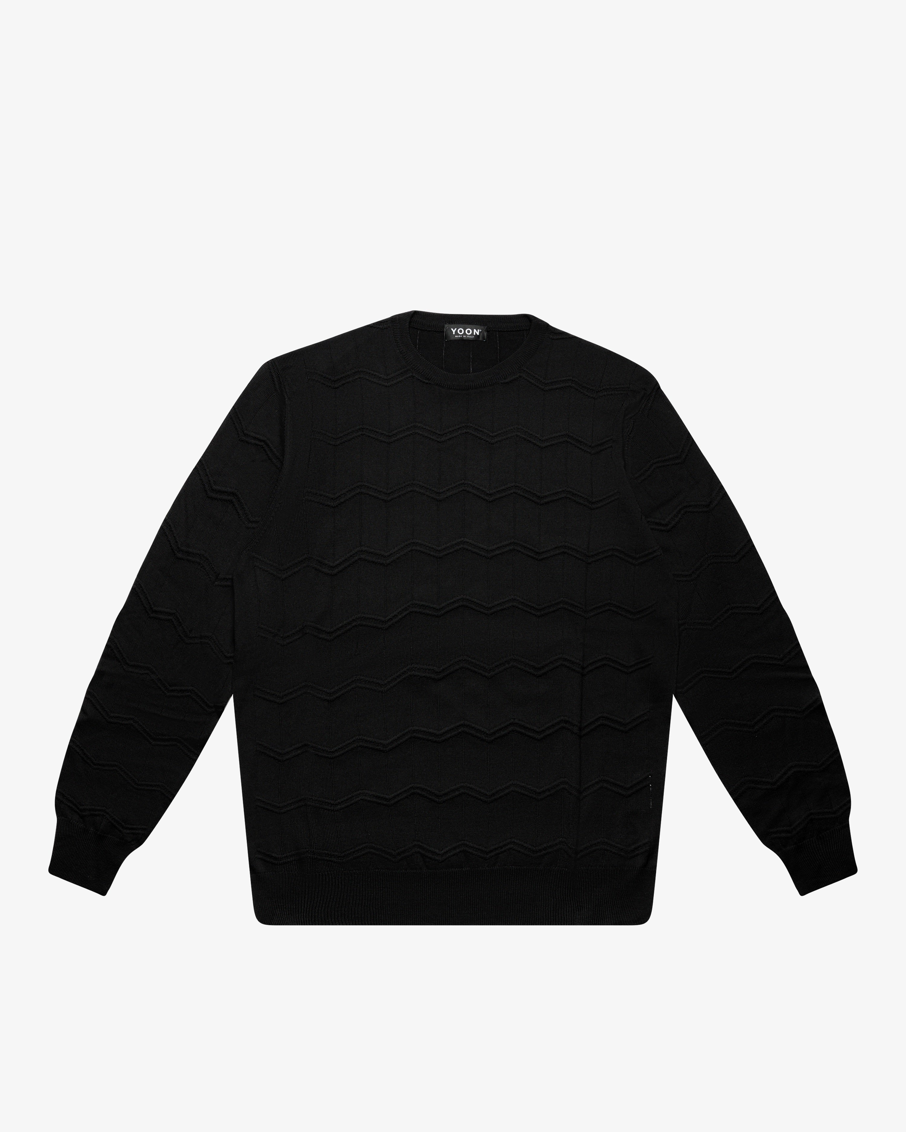 Maglione girocollo nero