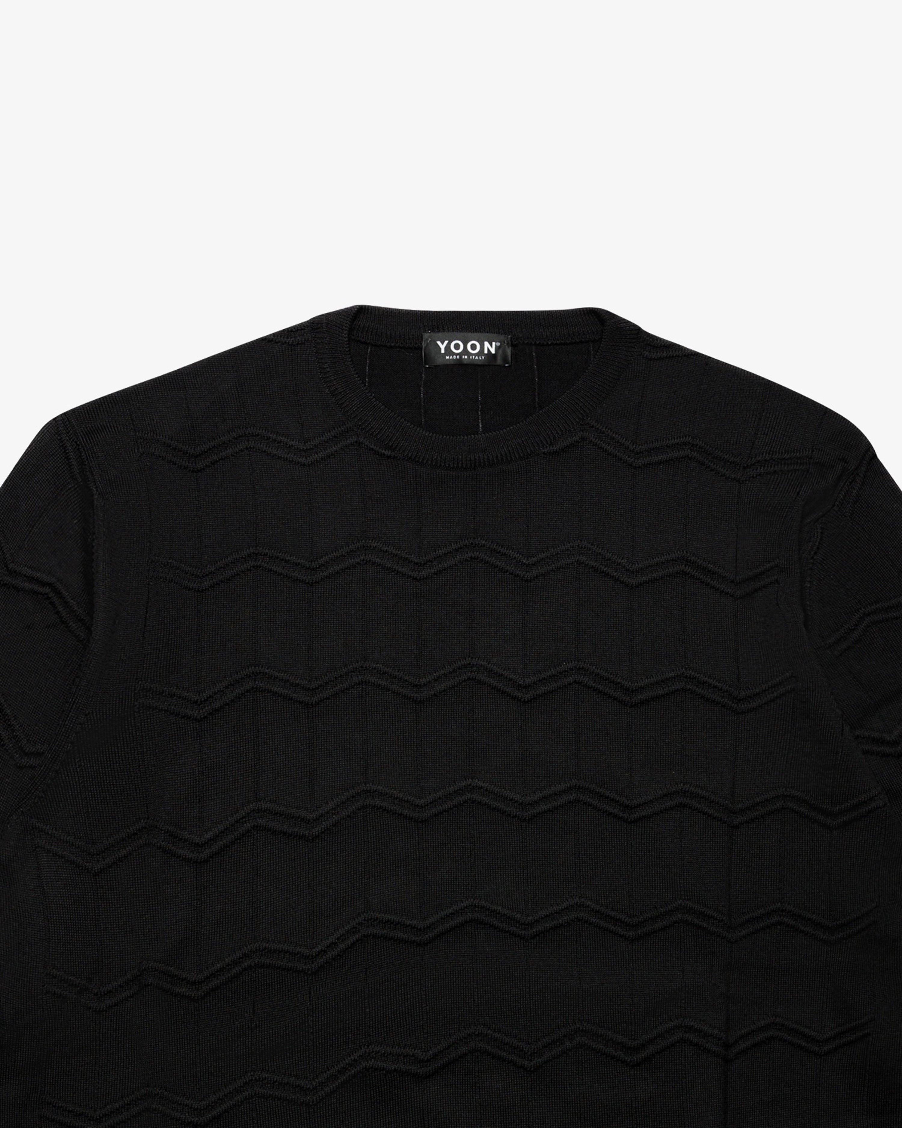 Maglione girocollo nero