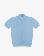 Light blue cotton polo
