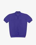 Purple cotton polo