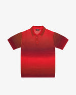 Red viscose polo